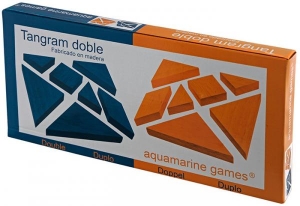 DOUBLE WOODEN TANGRAM WITH CARDS