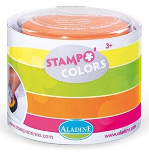 SET STAMPO COLOR MAXI 4 TUSIERE CULORI FLUORESCENTE