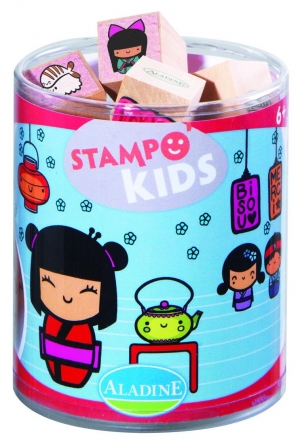 SET CREATIV STAMPO KIDS PAPUSI JAPONEZE