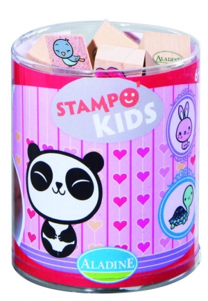 SET CREATIV STAMPO KIDS KAWAI - ANIMALUTE