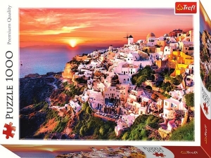 PUZZLE TREFL 1000 SUNSET OVER SANTORINI