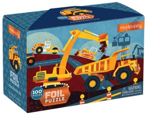 100 PC FOIL PUZZLE/CONSTRUCTION (NEW)