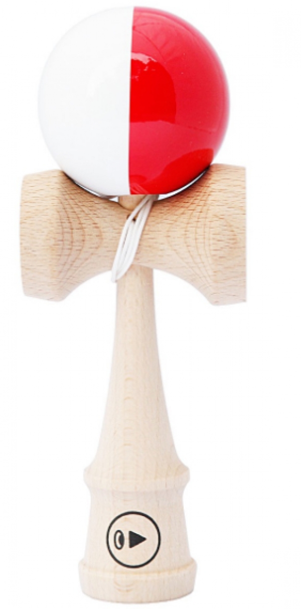 KENDAMA PLAY PRO K - SPLIT red/white