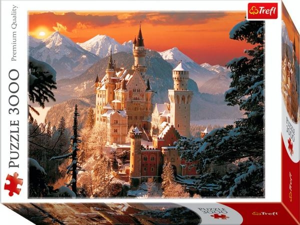 PUZZLE TREFL 3000 WINTRINEUSCHWANSTEIN