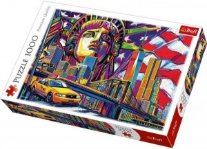 PUZZLE TREFL 1000 NEW YORK IN CULORI