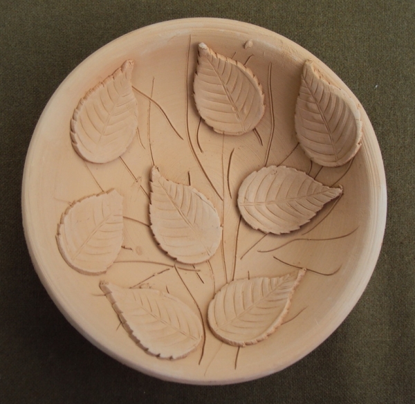 Farfurie ceramica model frunze